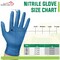 Kleen Chef Disposable Gloves, Nitrile, Powder-Free, M, 100 PK, Blue KC-MS-M-DNG-1BL-Z - alternate 3